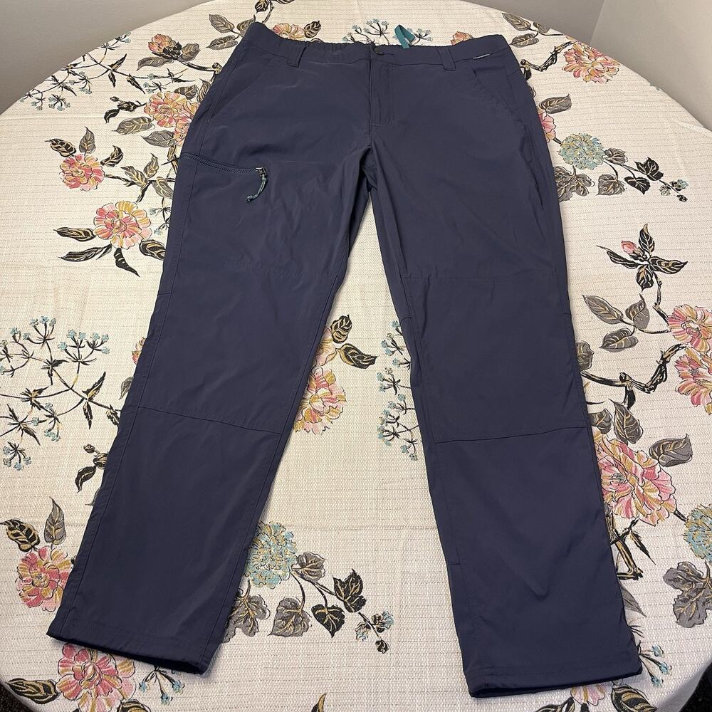 REI Co-op Women's Size 12 PETITE Trailmade Blue Pants Hiking Gorpcore Outdoors